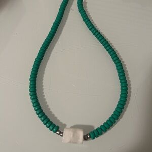 Elegant Green Beaded Necklace